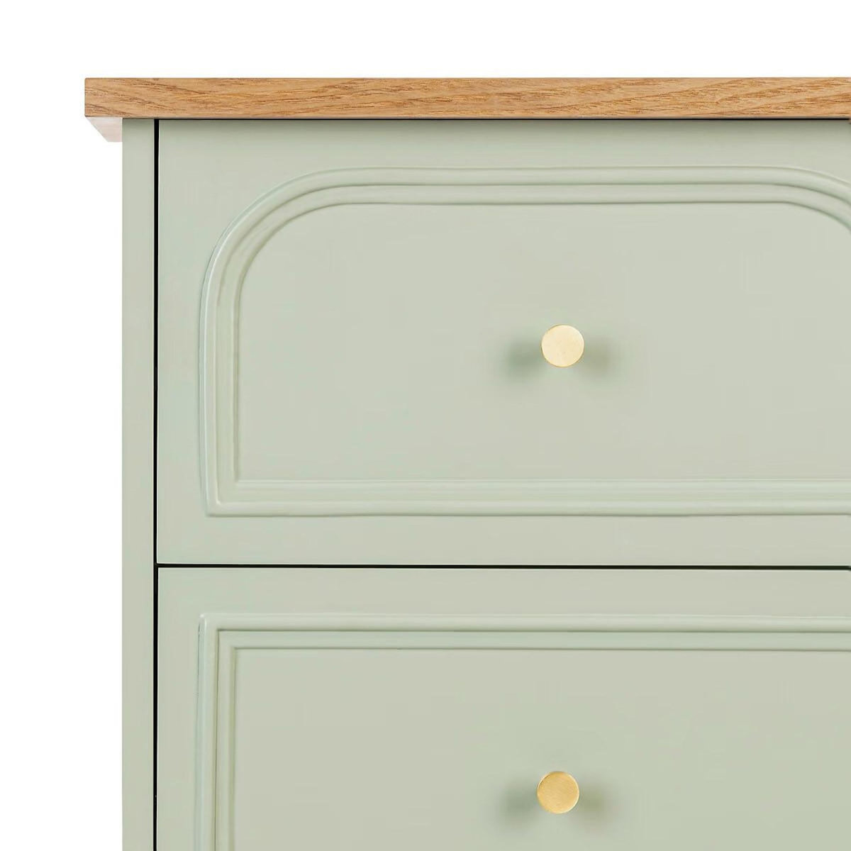 ATMOSPHERA Chiffonnier 5 Tiroirs  Mohéa  113cm Vert Céladon