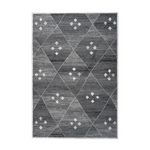 Paris Prix Tapis Géométrique à Poils Courts  Vancouver V  Gris. Coloris disponibles : Gris