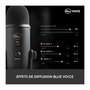 Voir la diapositive 4 : Logitech Microphone USB - Blue Yeti - Pour Enregistrement, Streaming, Gaming, Podcast sur PC ou Mac - Noir