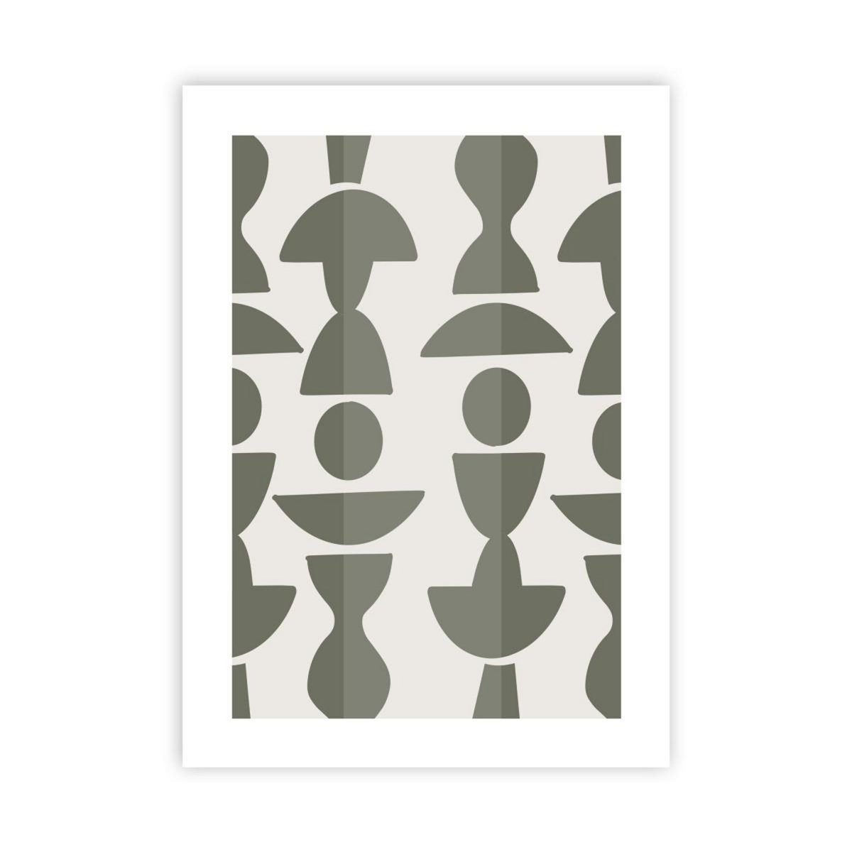 FUTURE HOME Affiche papier imprimé abstrait sans cadre