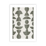 Voir la diapositive 1 : FUTURE HOME Affiche papier imprimé abstrait sans cadre