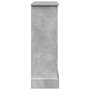 Voir la diapositive 5 : VIDAXL Cadre de cheminee gris beton 90x30x90 cm bois d'ingenierie