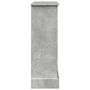 Voir la diapositive 5 : VIDAXL Cadre de cheminee gris beton 90x30x90 cm bois d'ingenierie
