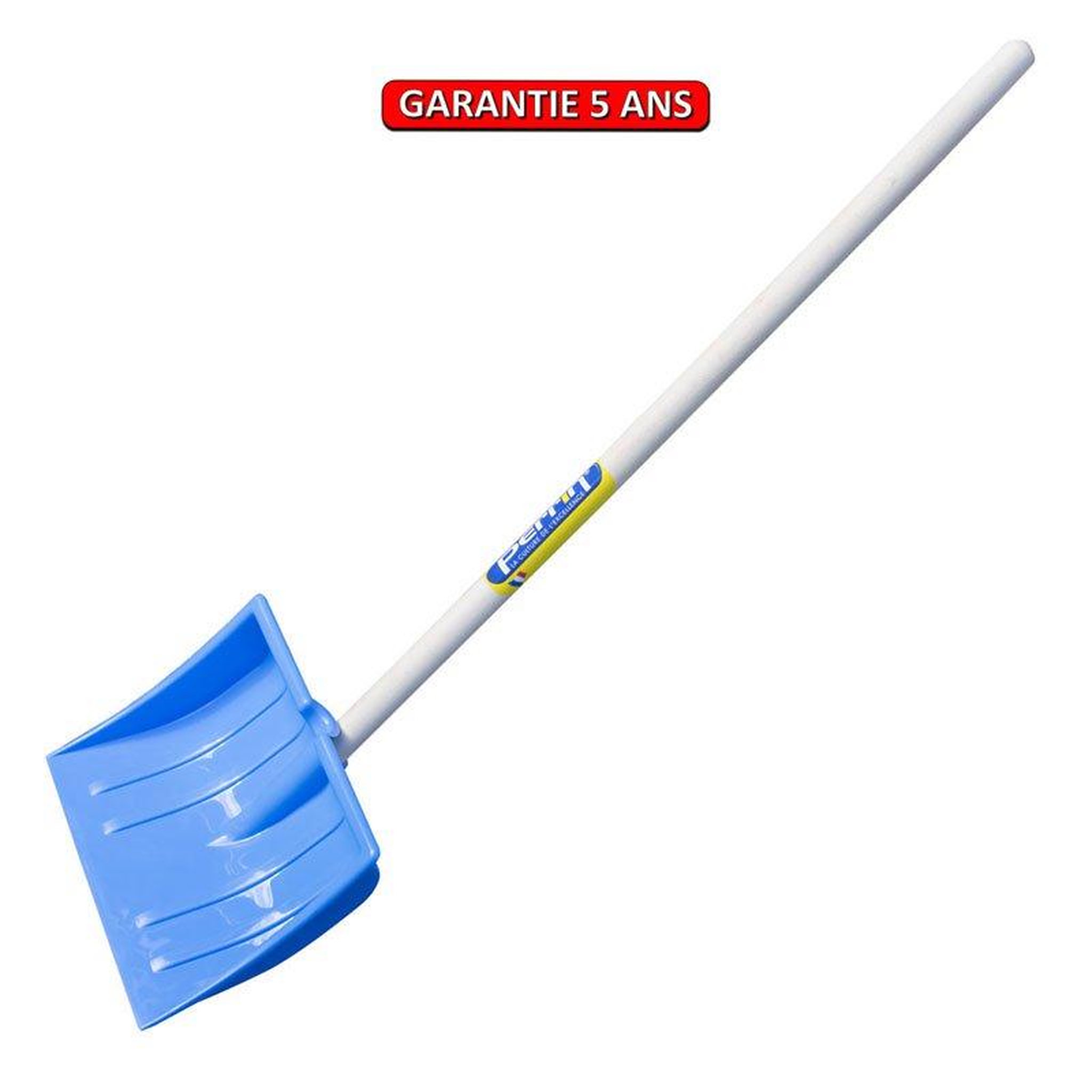 OUTILS PERRIN Poussoir à neige enfant 24,5 cm - bleu - manche pomme 66 cm