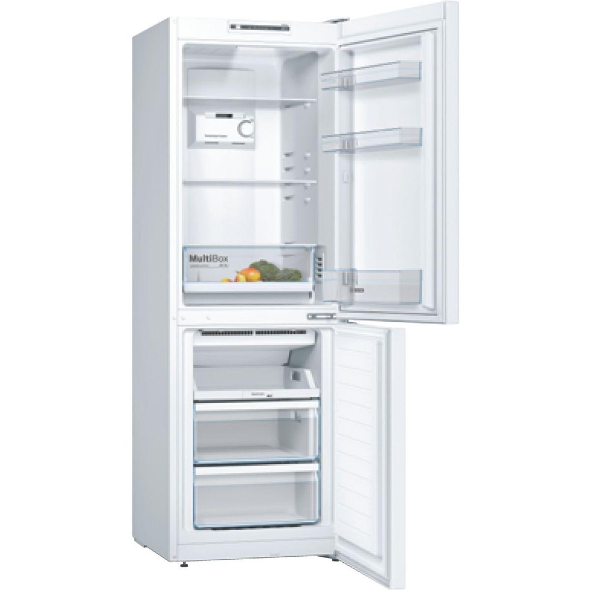 Voir la diapositive 5 : BOSCH Réfrigérateur combiné KGN33NWEB