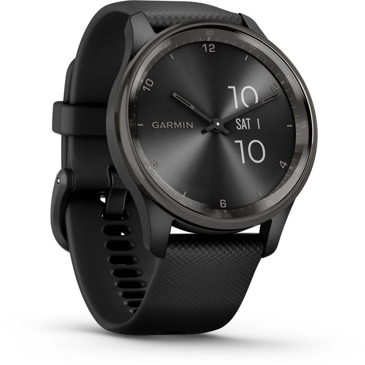 GARMIN Montre santé Vivomove Trend siliconne noir