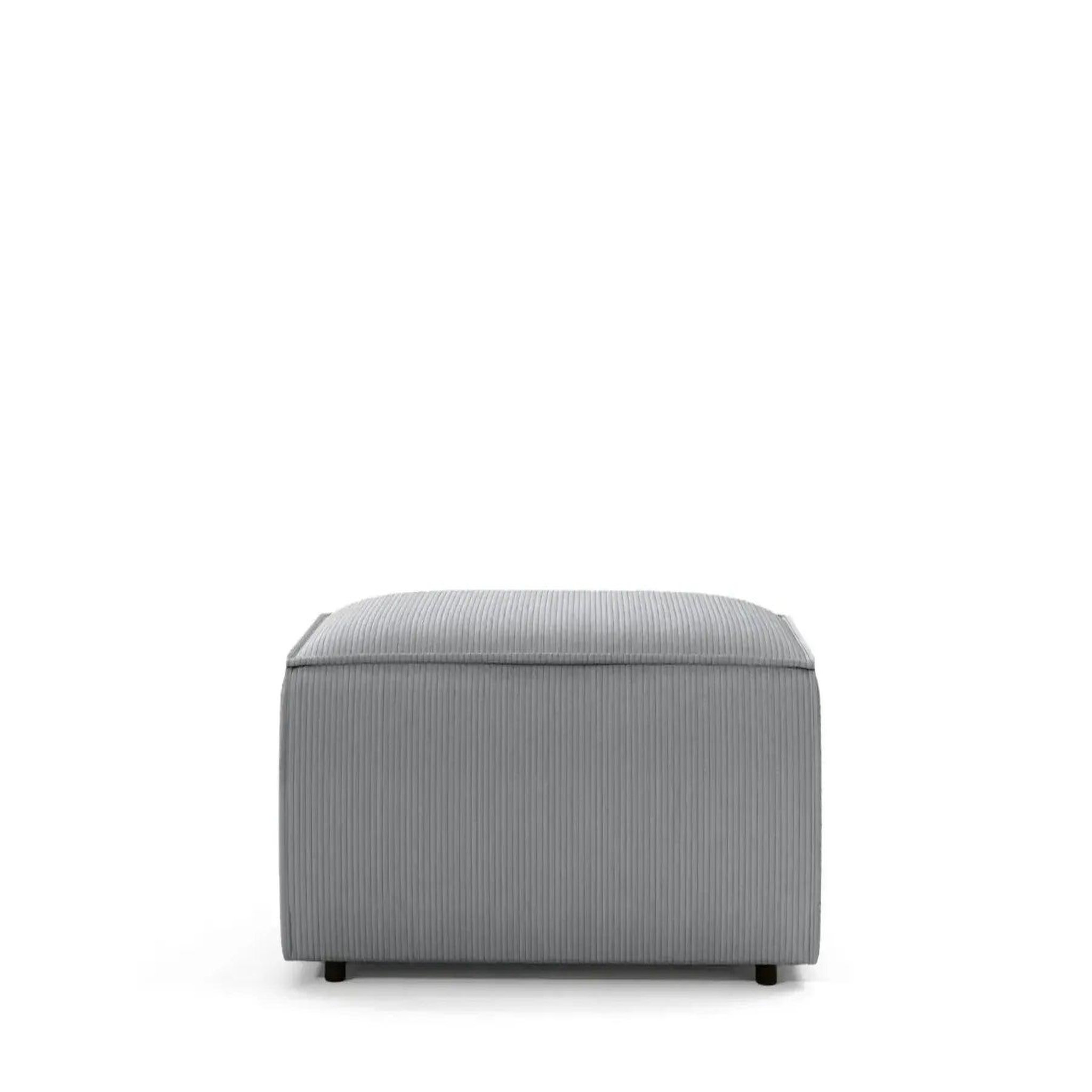 Voir la diapositive 1 : CASANOVA PARIS Jade - pouf velours côtelé