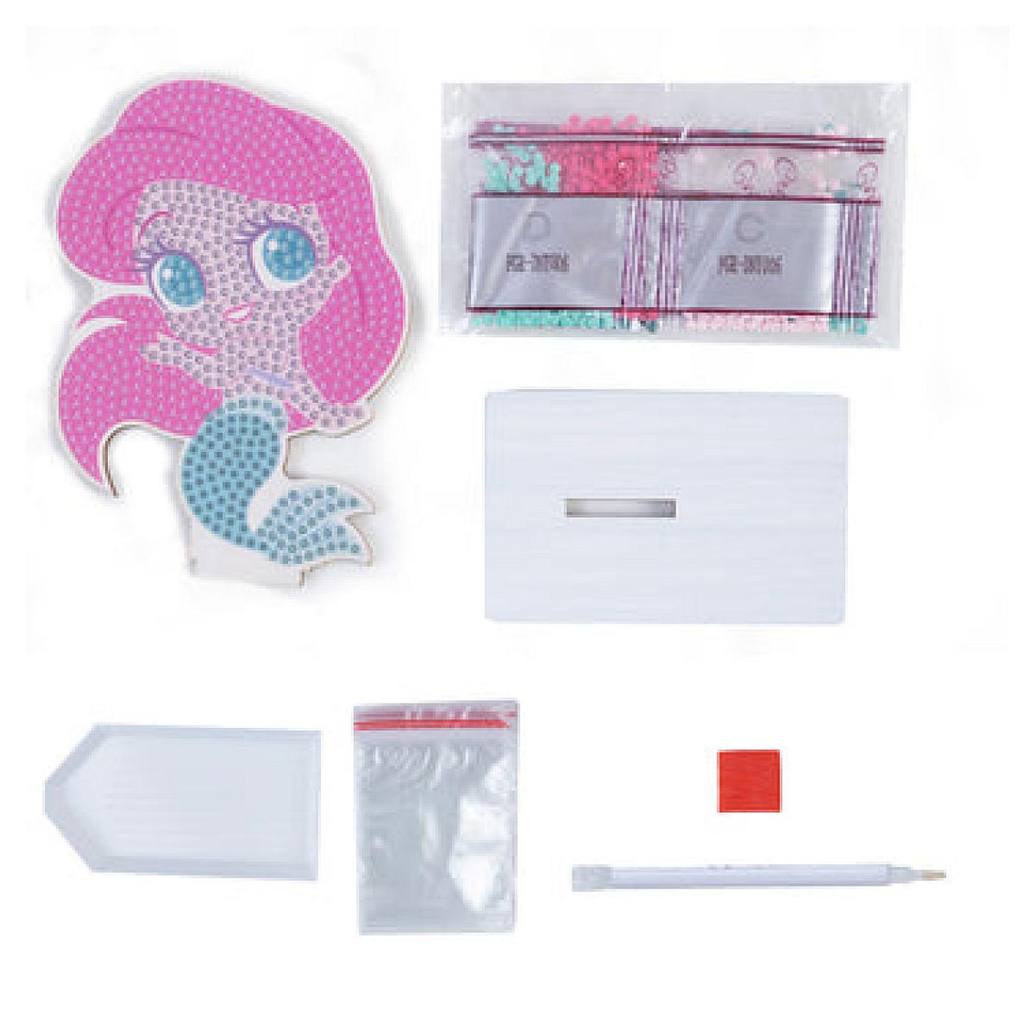 Voir la diapositive 4 : Oz International Kit figurine a diamanter La Petite Sirene