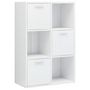 Voir la diapositive 2 : VIDAXL Armoire de rangement Blanc brillant Bois d'ingenierie