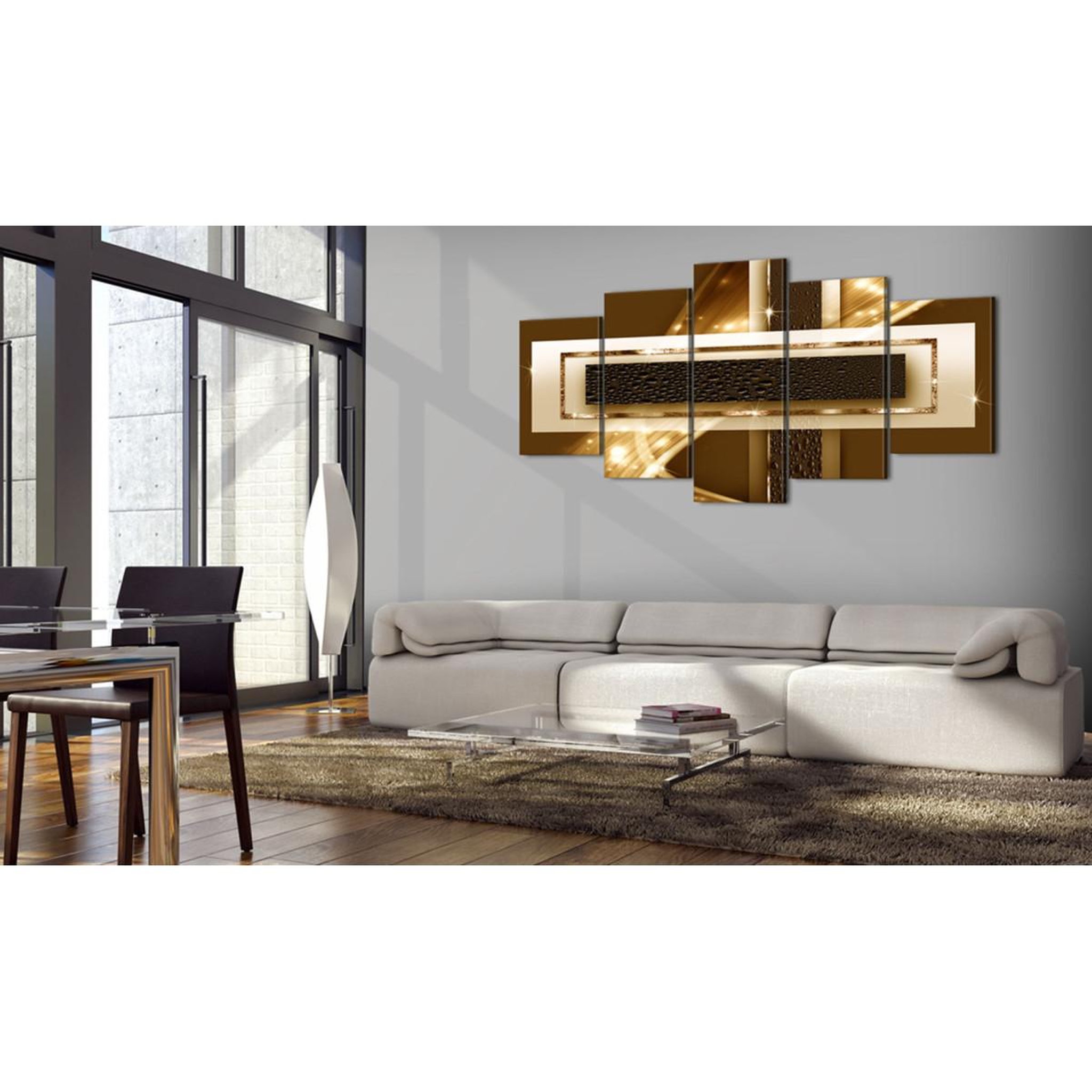 Voir la diapositive 2 : Paris Prix Tableau imprimé  golden streak