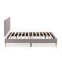 Voir la diapositive 4 : VS VENTA-STOCK Sommier + tête de lit Eris 150x190 cm Gris clair