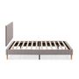 Voir la diapositive 4 : VS VENTA-STOCK Sommier + tête de lit Eris 150x190 cm Gris clair