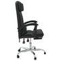 Voir la diapositive 4 : VIDAXL Fauteuil de massage inclinable de bureau Noir Similicuir