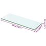 Voir la diapositive 5 : VIDAXL Panneaux d'etagere 2 pcs Verre Transparent 50 x 12 cm