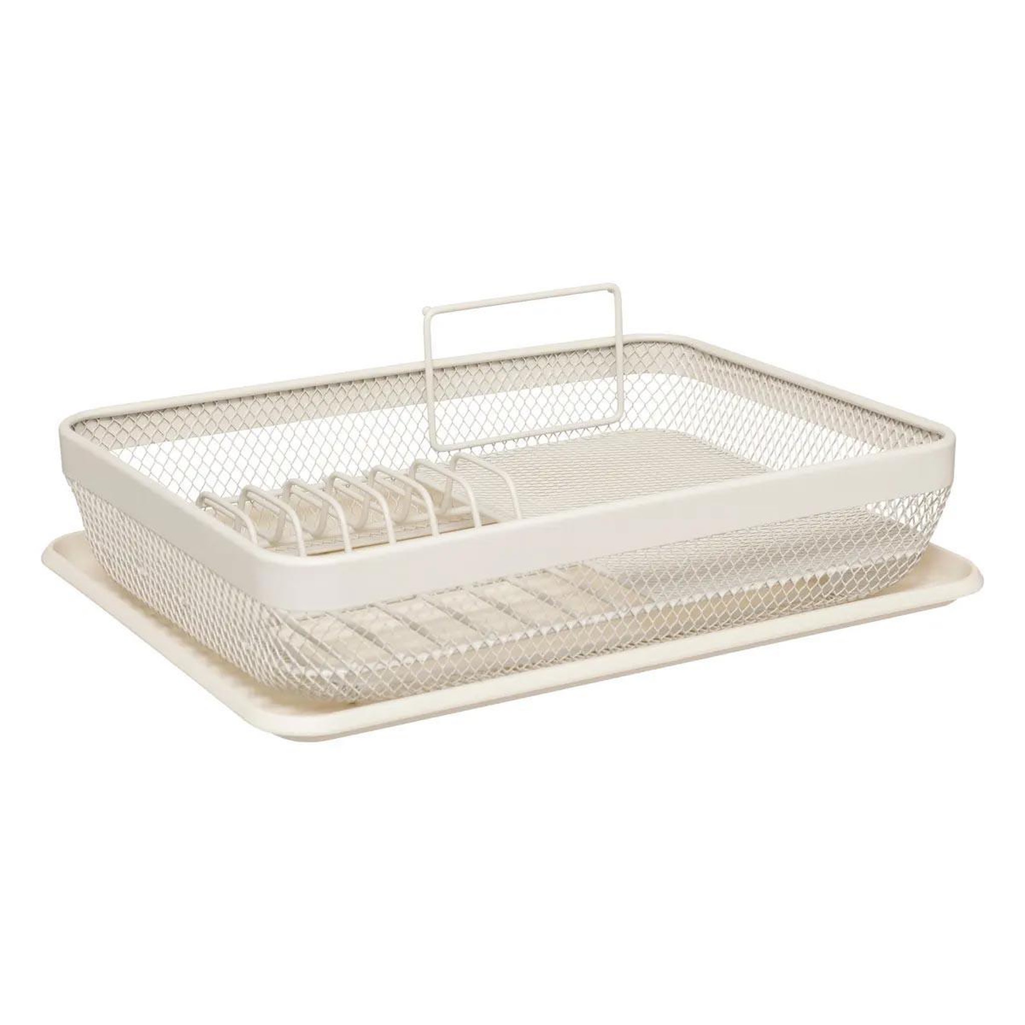 Voir la diapositive 2 : FIVE Égouttoir à vaisselle en métal  mayaj  43cm beige