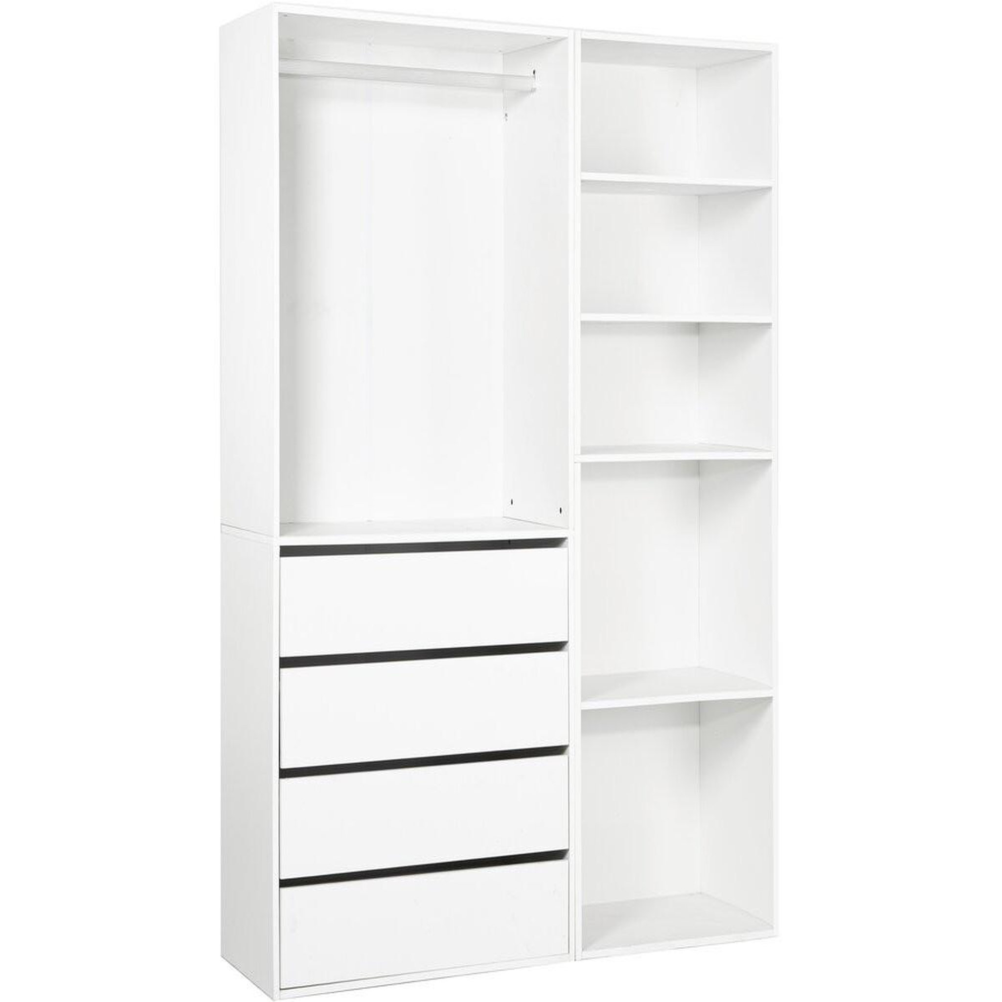 Habitat et Jardin Kit dressing   opéra   modulable - 2 éléments - blanc