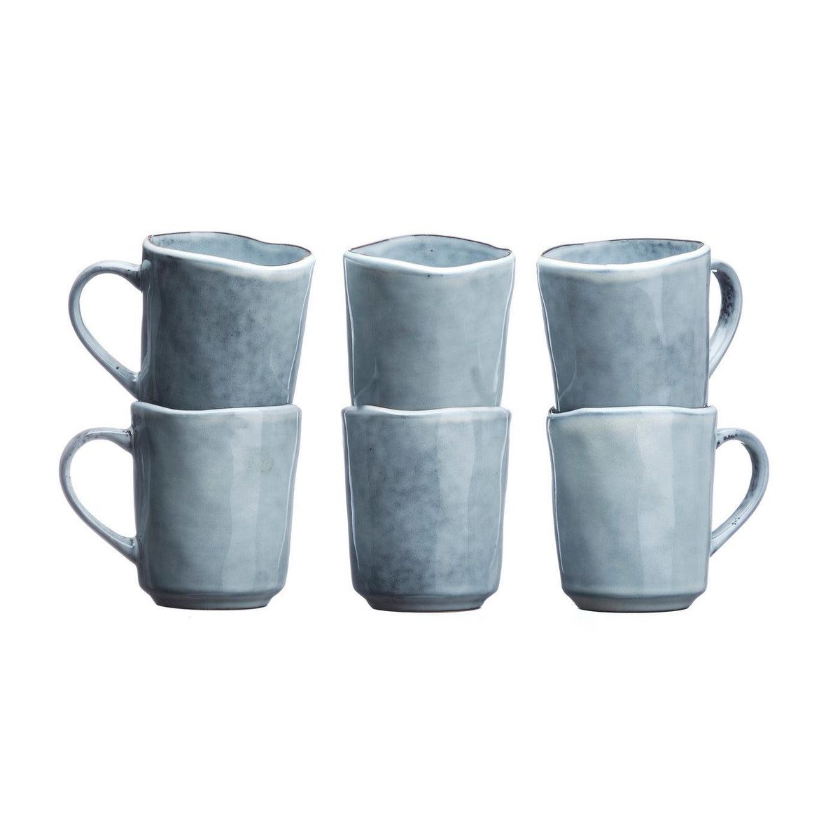 BJORN Mug CLOUD 40cl - 6 pièces - Gris orage