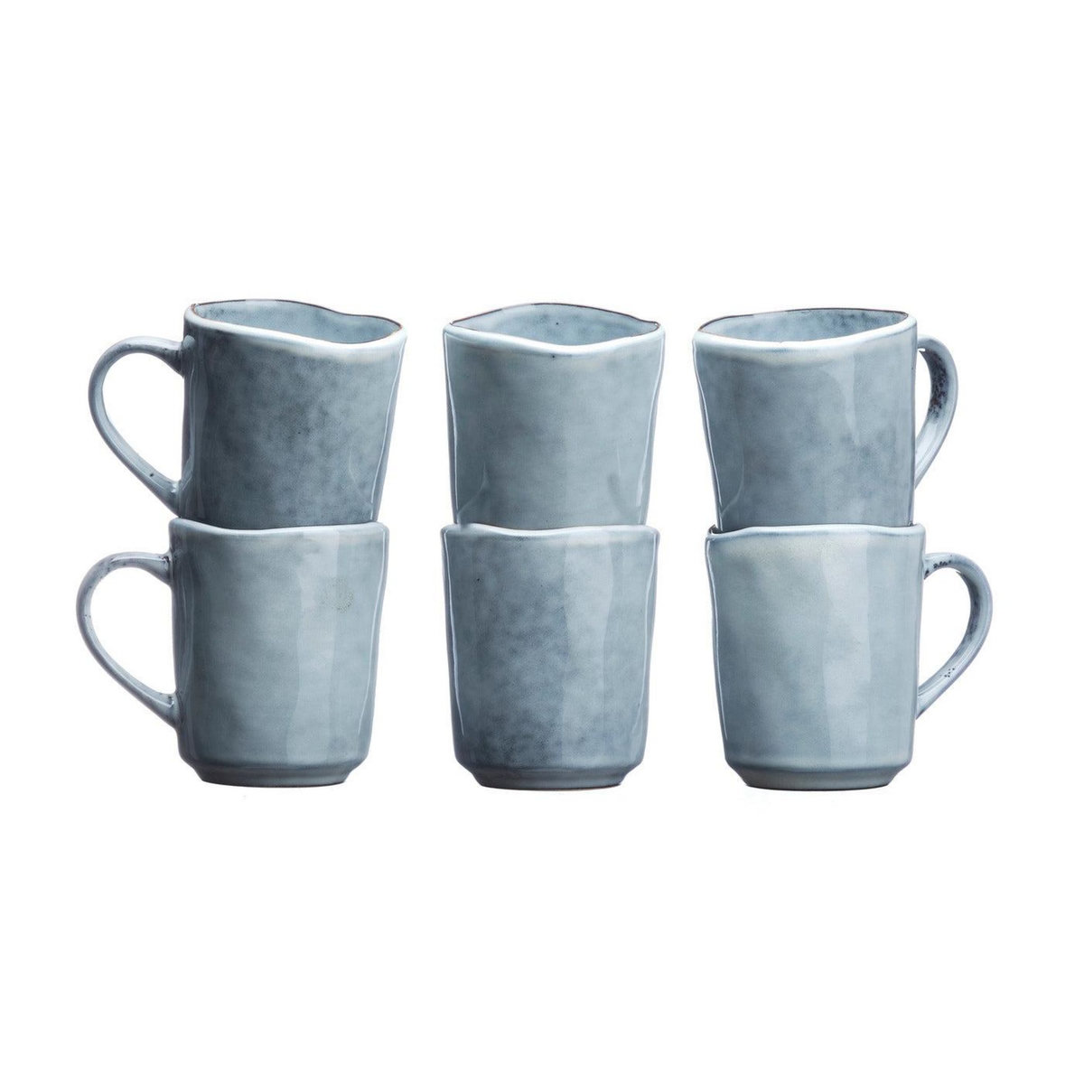 BJORN Mug CLOUD 40cl - 6 pièces - Gris orage