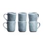 Voir la diapositive 3 : BJORN Mug CLOUD 40cl - 6 pièces - Gris orage
