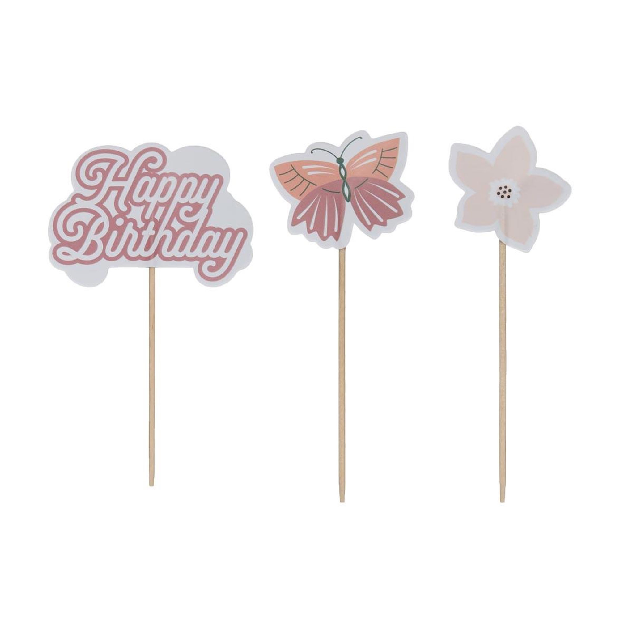 Voir la diapositive 3 : FIVE Lot de 10 piques décoratifs  fées  15cm multicolore