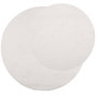 Voir la diapositive 3 : VIDAXL Tapis IZA poils courts style scandinave creme Ø 80 cm