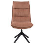 Voir la diapositive 1 : LISA DESIGN Mellow - fauteuil pivotant - en tissu - pieds en acier