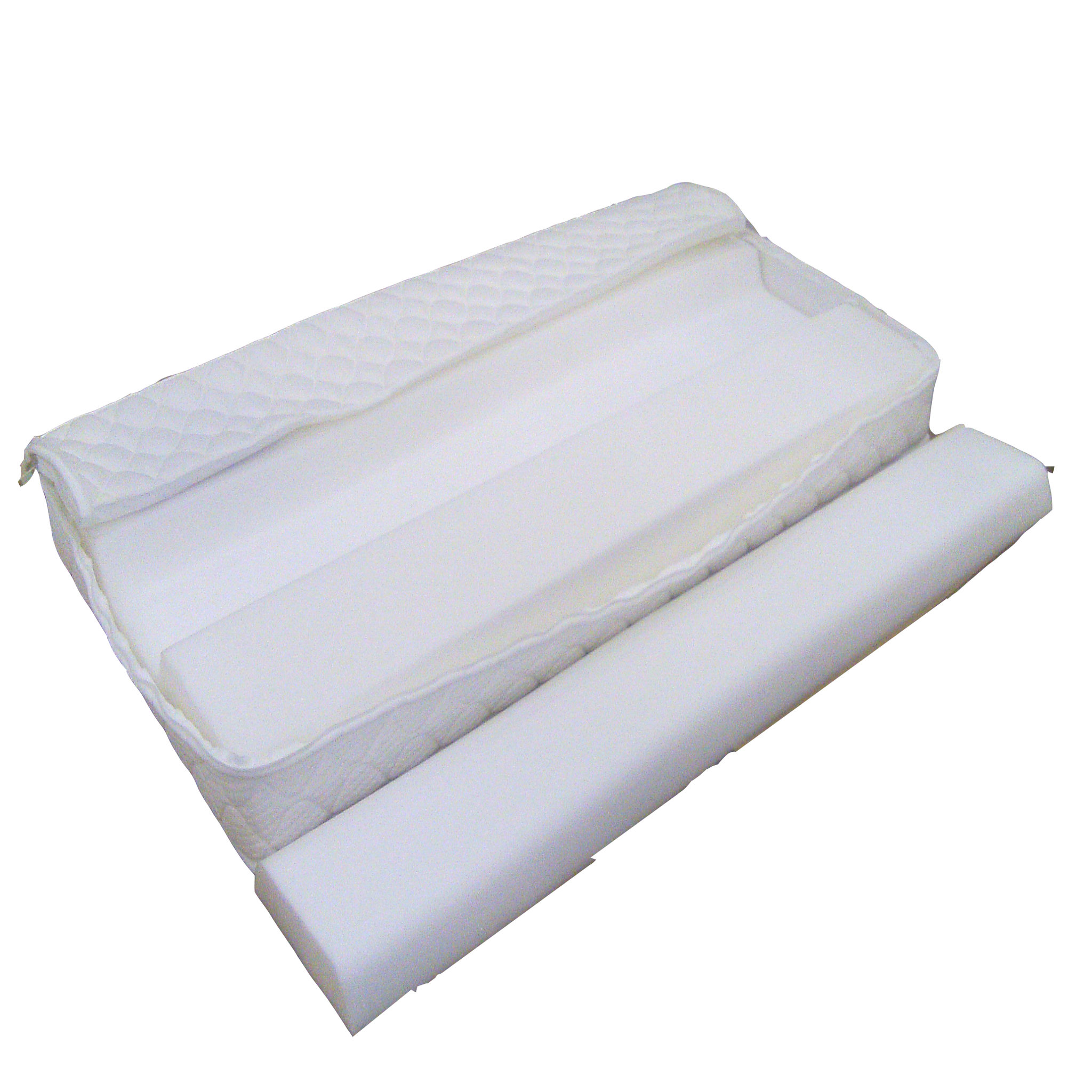 Voir la diapositive 4 : Matelas bébé mousse Evoluform 60x120 cm 