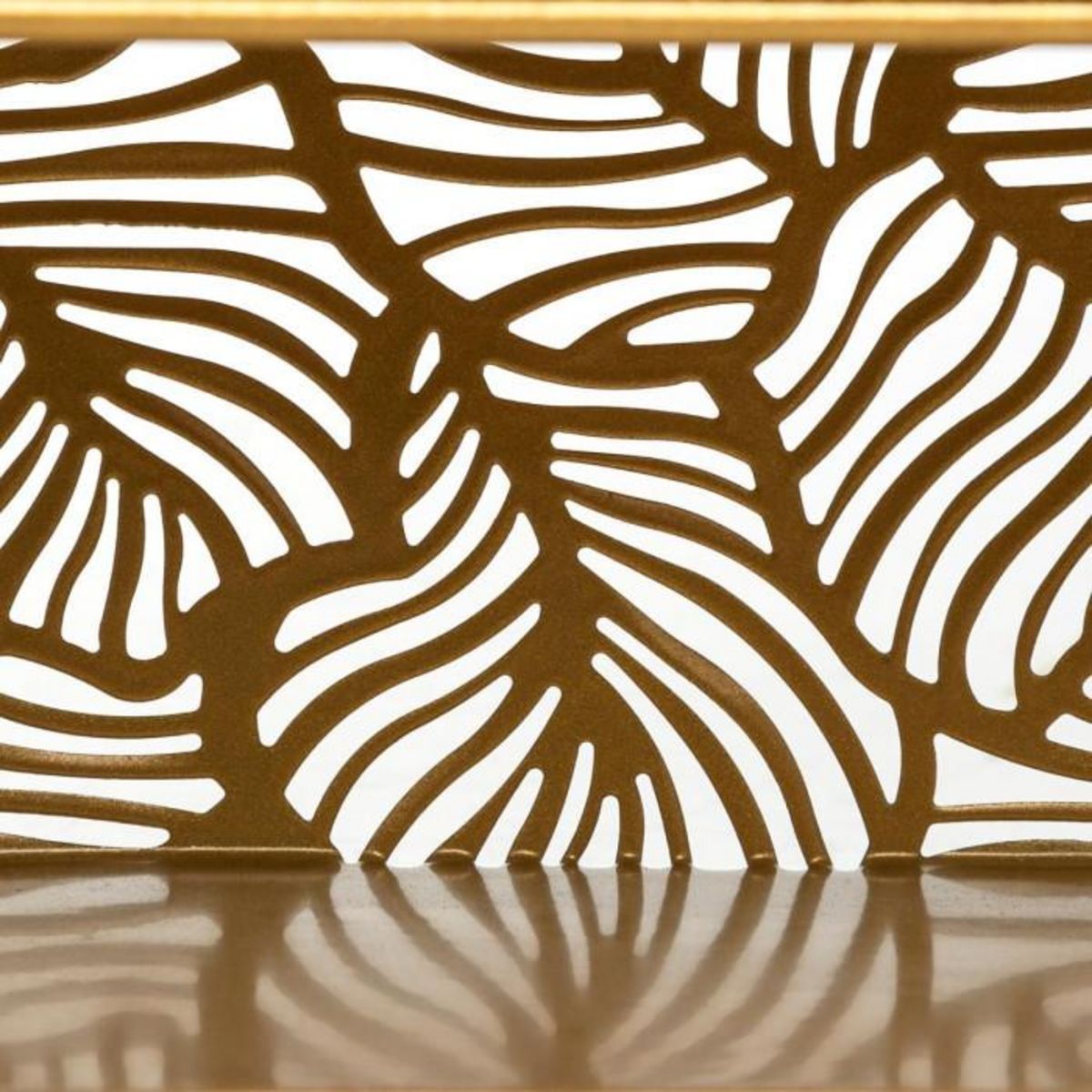 ATMOSPHERA Étagère Murale 4 Niveaux  Palmer  39cm Or