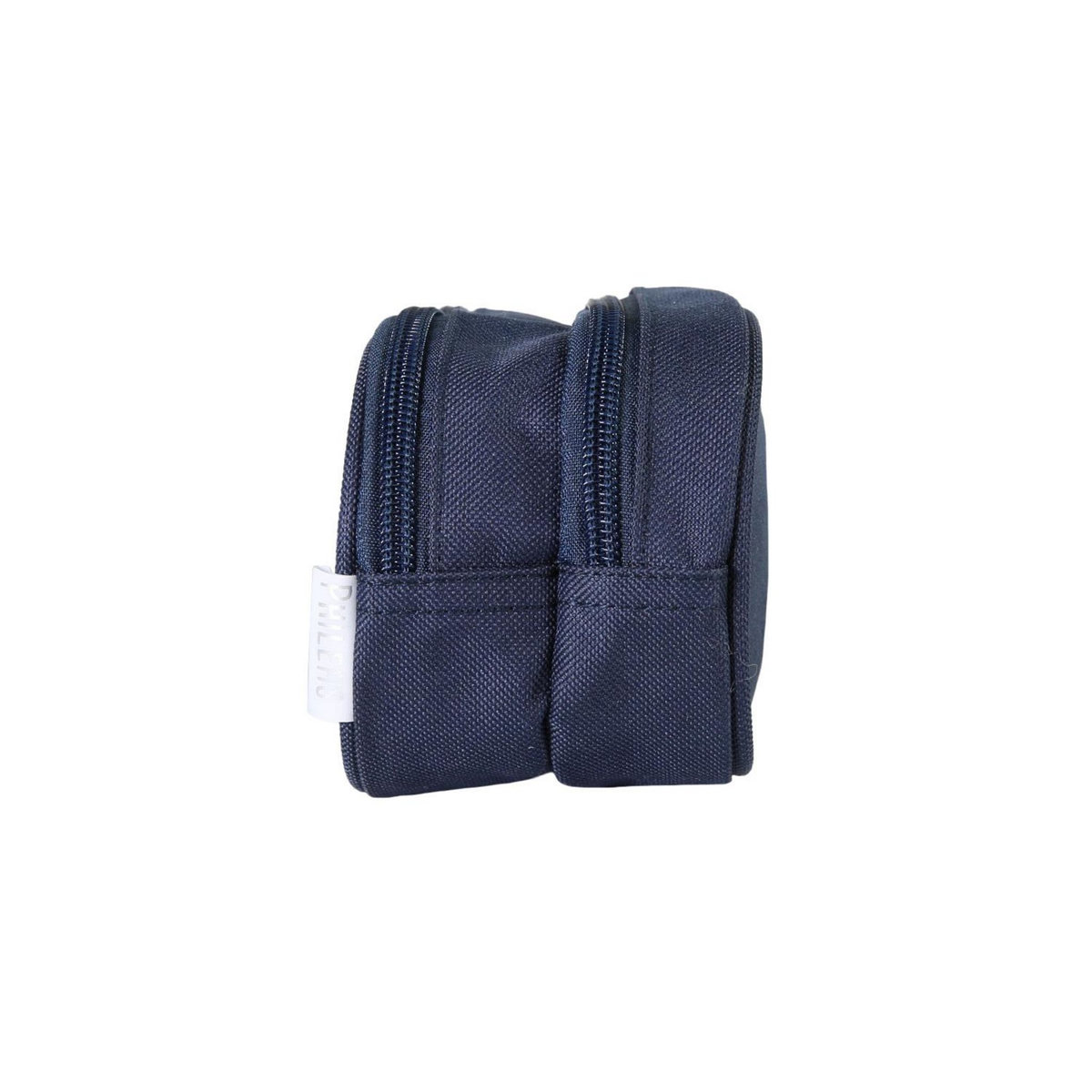 Bagtrotter Bagtrotter - Phileas  - Requins - Trousse Scolaire Rectangulaire - Marine - 2 Compartiments Zippés - 23x7x10cm - Matière Polyester - Accessoire et Papeterie Scolaire