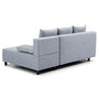 Voir la diapositive 3 : Paris Prix Canapé d'Angle Convertible  Eloy  198cm Gris
