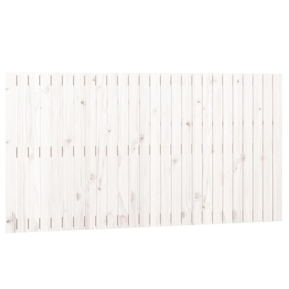 VIDAXL Tete de lit murale Blanc 166x3x90 cm Bois massif de pin