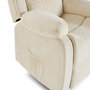 Voir la diapositive 4 : BEST MOBILIER Armand - fauteuil relax électrique en velours côtelé