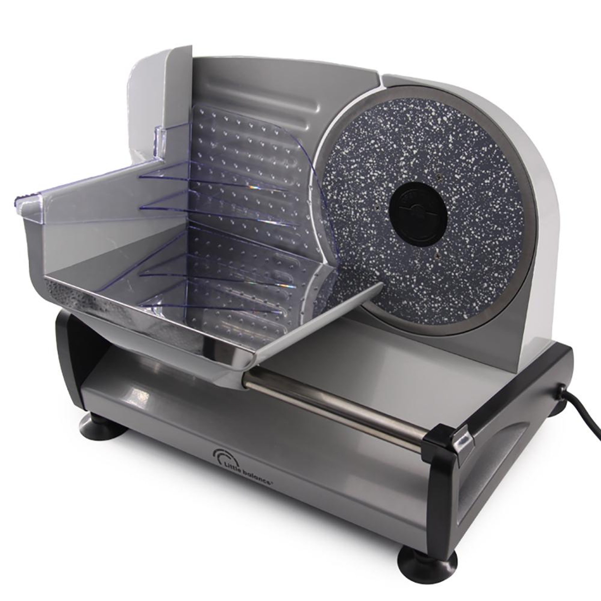 Voir la diapositive 2 : LITTLE BALANCE Trancheuse électrique 200w gris - 8702