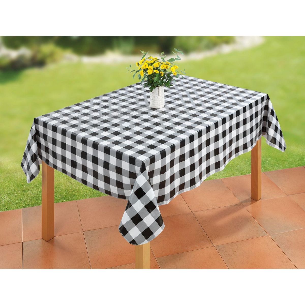 Wenko Housse de table Vichy