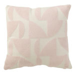 Paris Prix Coussin Déco  Géométrique  43x43cm Rose Clair