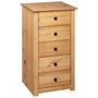 Voir la diapositive 4 : VIDAXL Buffet 46x40x89 cm Pin Gamme Panama