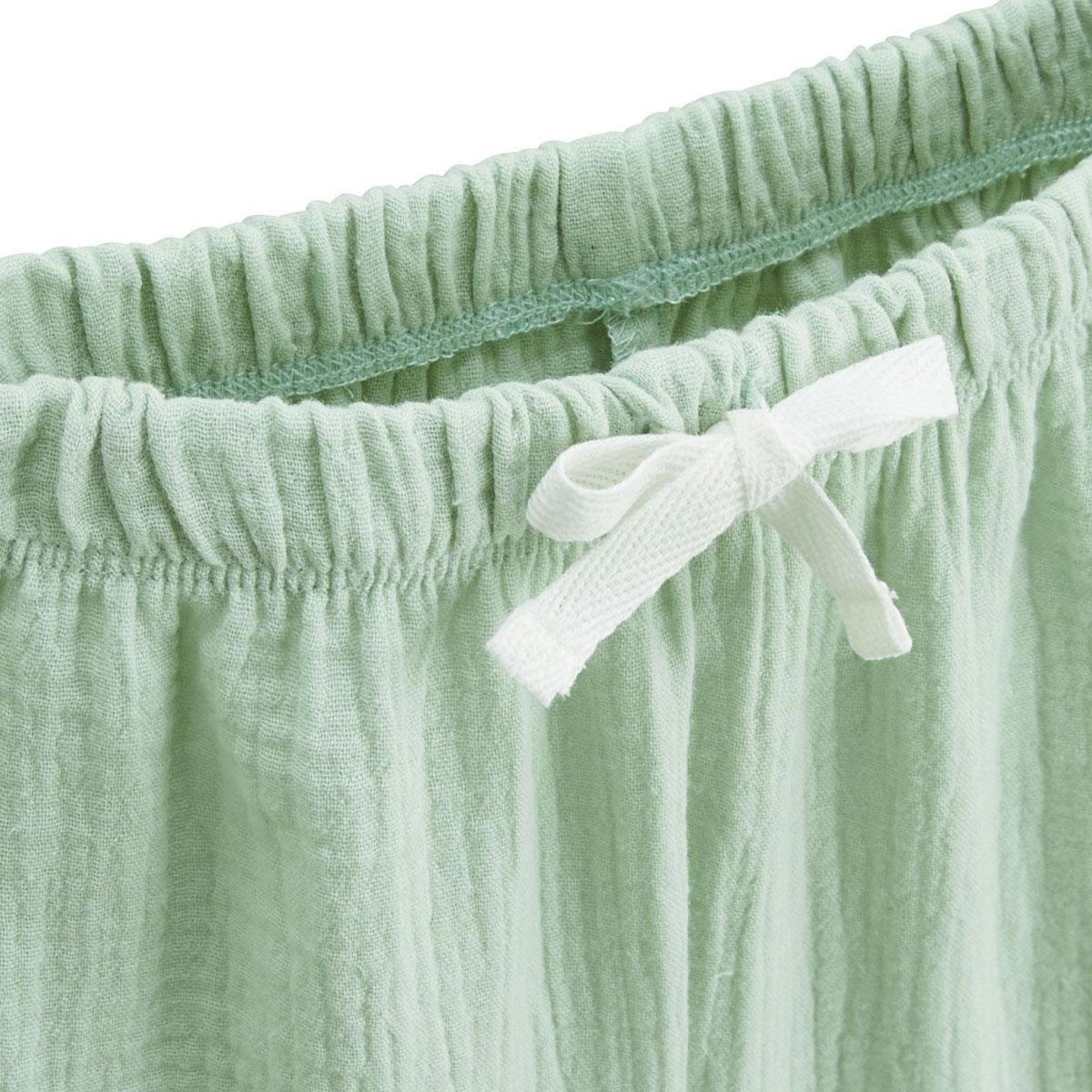 Petit Béguin Ensemble enfant blouse et pantalon en gaze de coton Arya