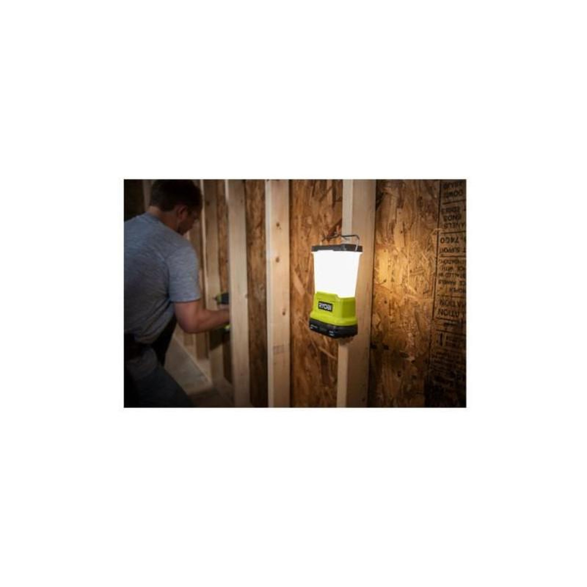 Voir la diapositive 4 : Ryobi Lanterne LED 18V - 3 intensités : 850 / 400 / 60 Lumens