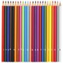 AUCHAN Etui de 24 crayons de couleur