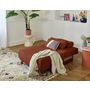 Voir la diapositive 2 : BEST MOBILIER Cristal - fauteuil - convertible avec coffre - en velours texturé