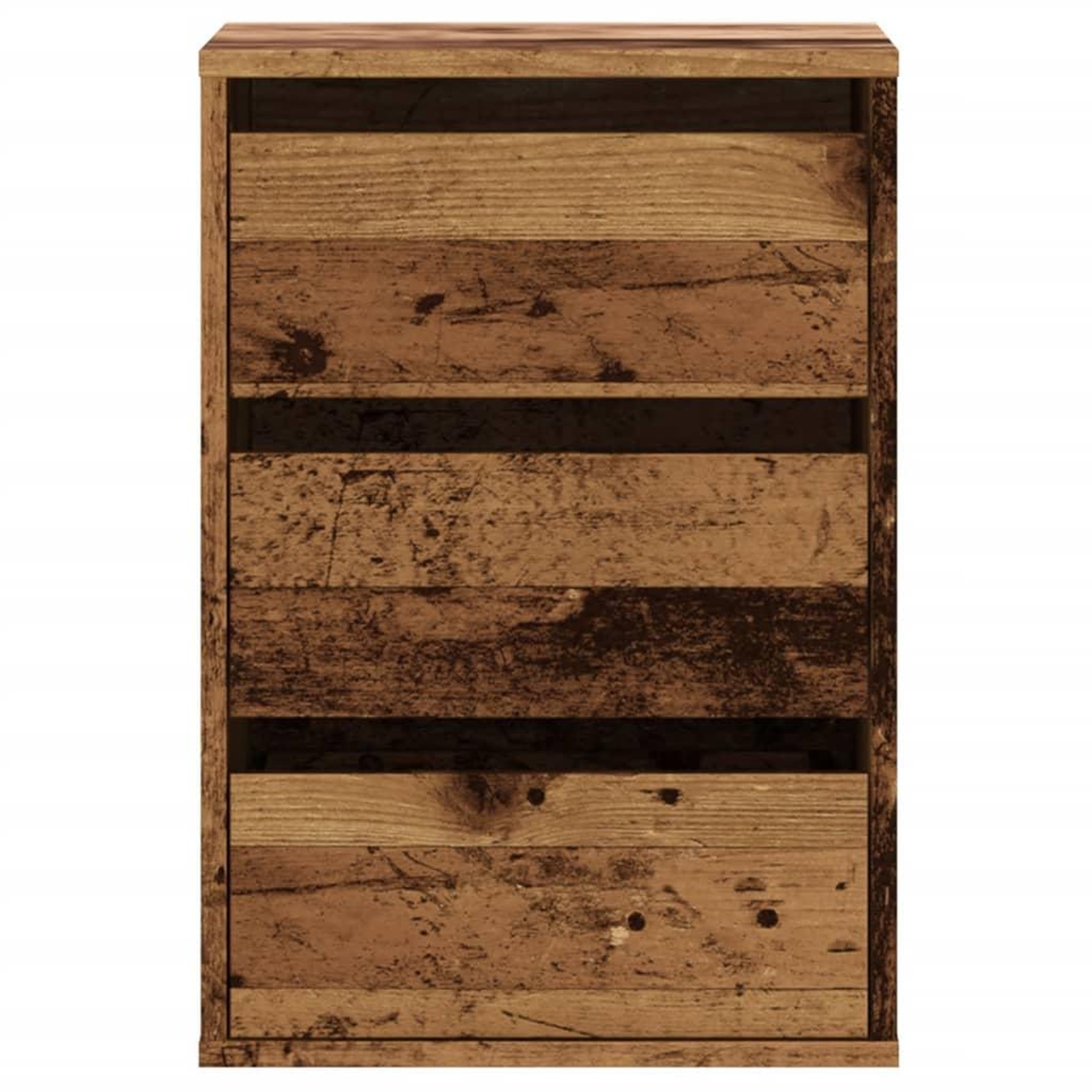 Voir la diapositive 4 : VIDAXL Commode d'angle vieux bois 40x41x58 cm bois d'ingenierie