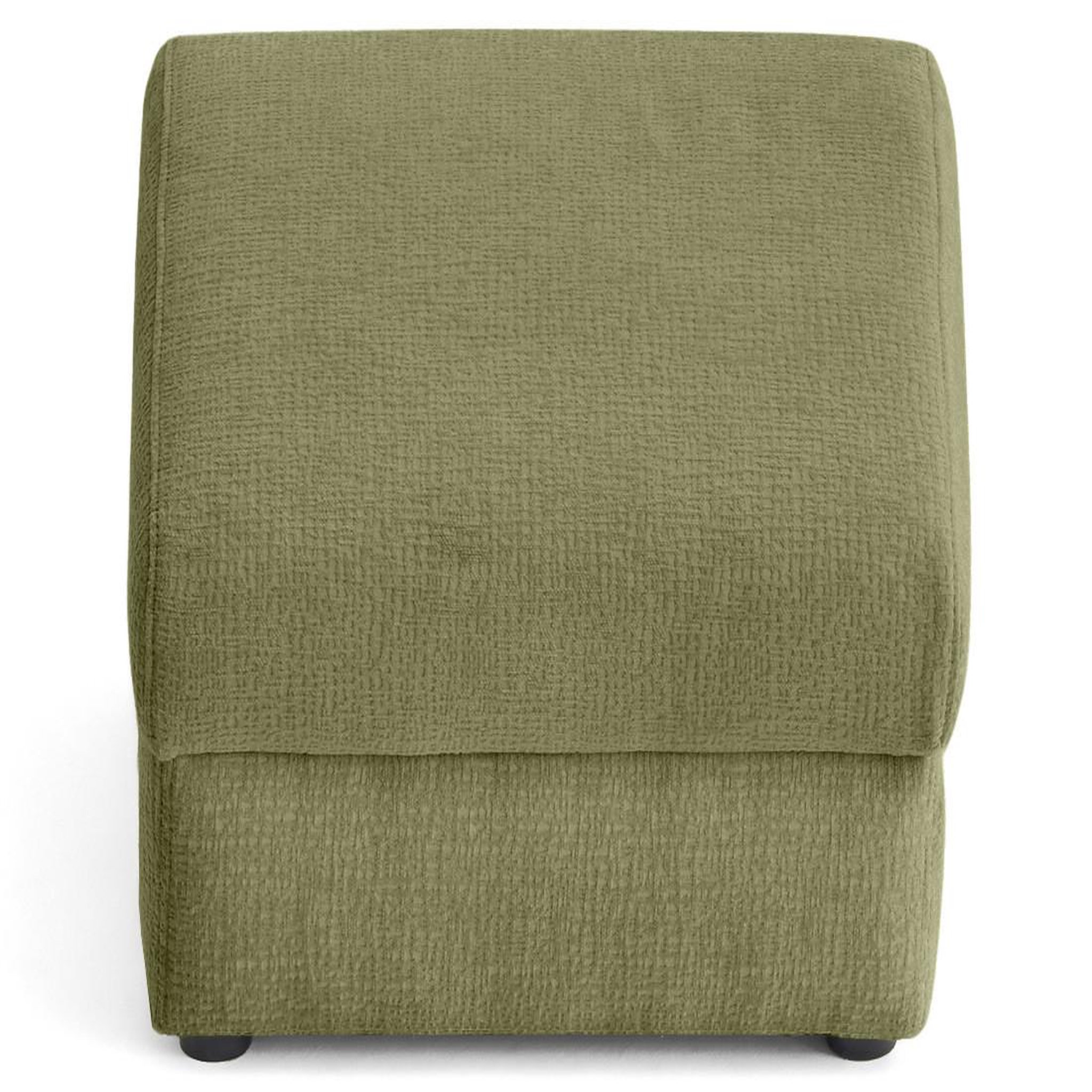 Voir la diapositive 6 : LISA DESIGN Bastille - pouf en tissu velours relief