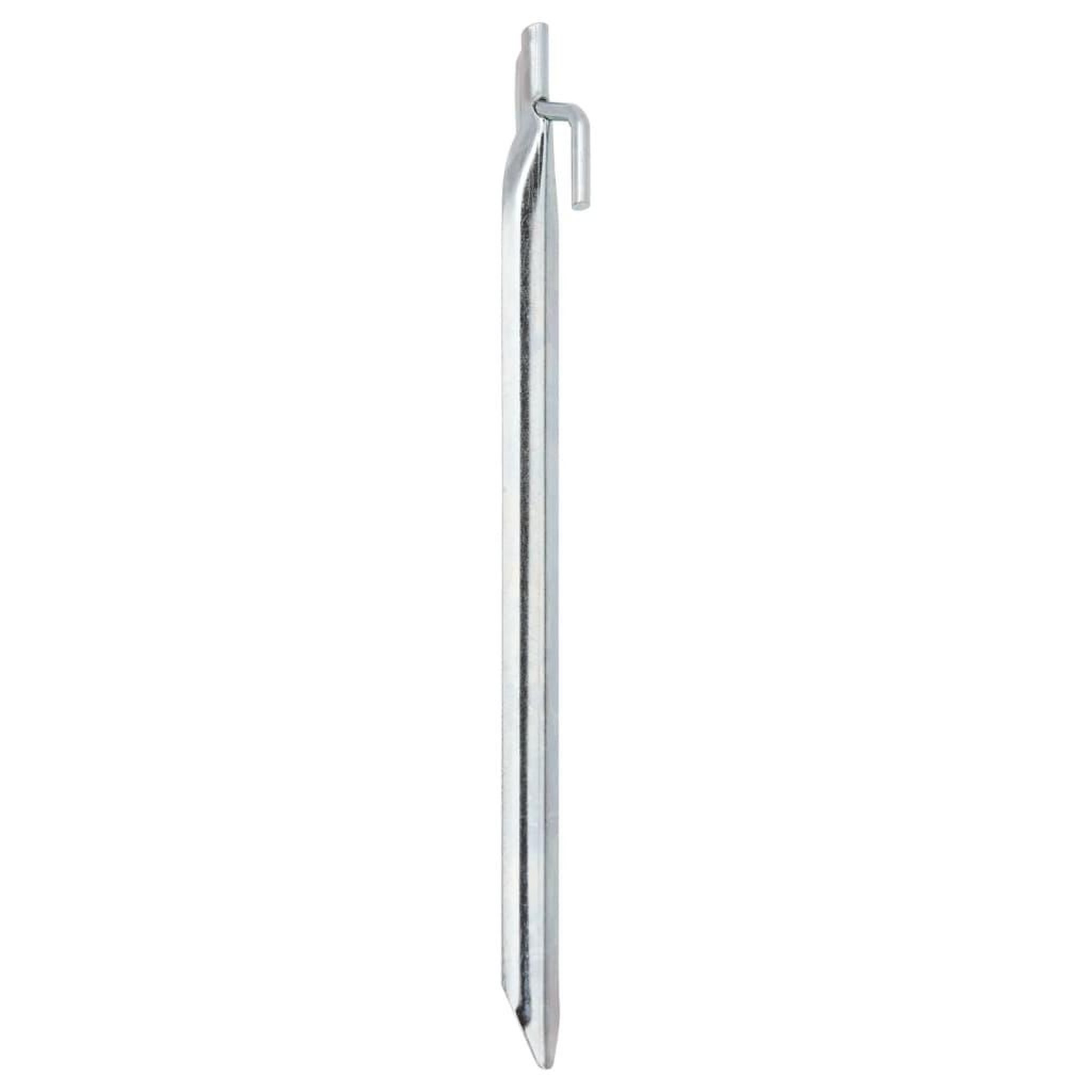 Voir la diapositive 2 : VIDAXL Piquets de tente 24 pcs forme de V 29,5cm Ø20mm acier galvanise