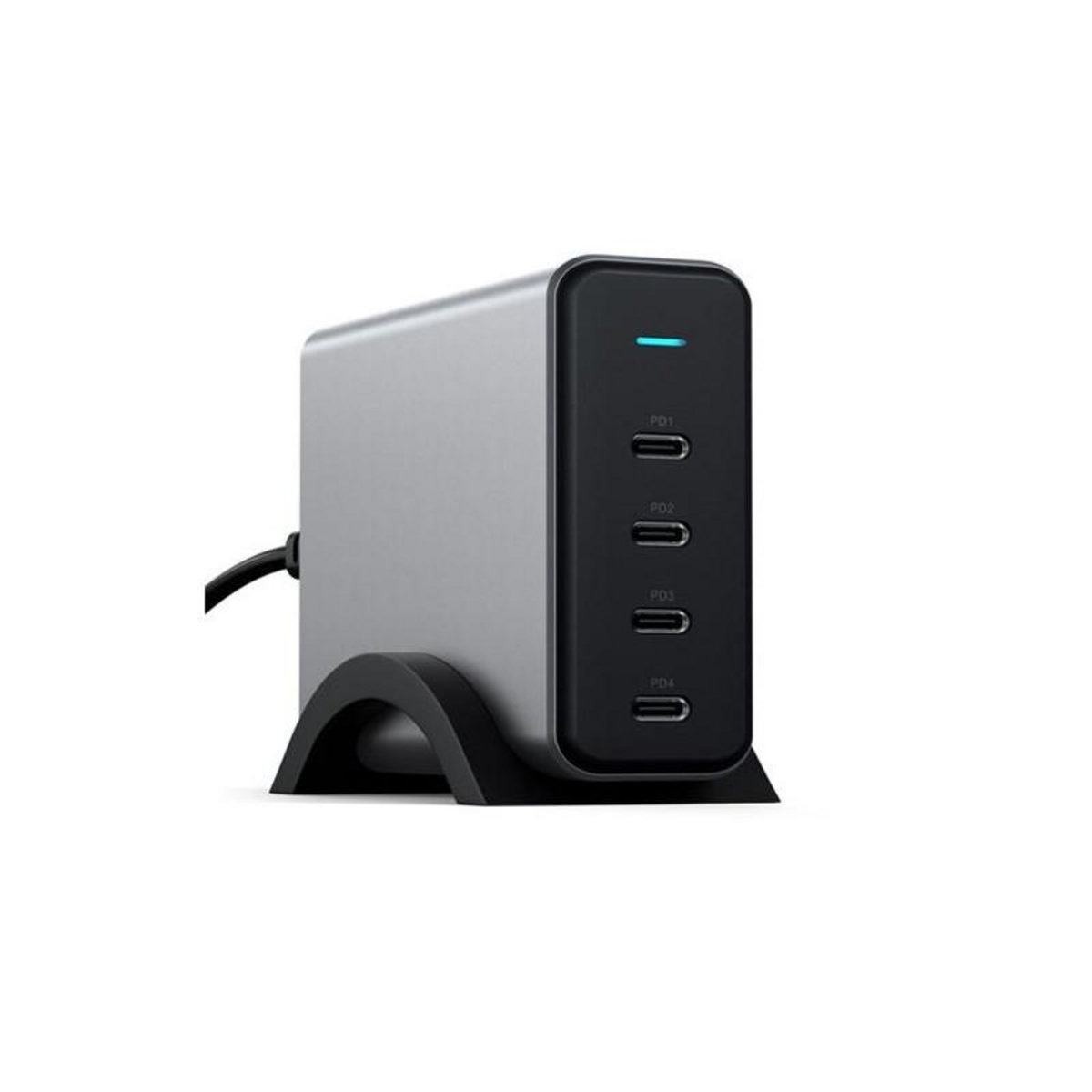 SATECHI Chargeur Satechi ST UC165GM EU avec 4 ports USB C 165 W Gris sidéral