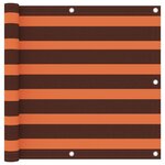 VIDAXL Ecran de balcon Orange et marron 90x600 cm Tissu Oxford
