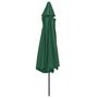 Voir la diapositive 4 : VIDAXL Parasol de jardin avec mat en metal 390 cm vert