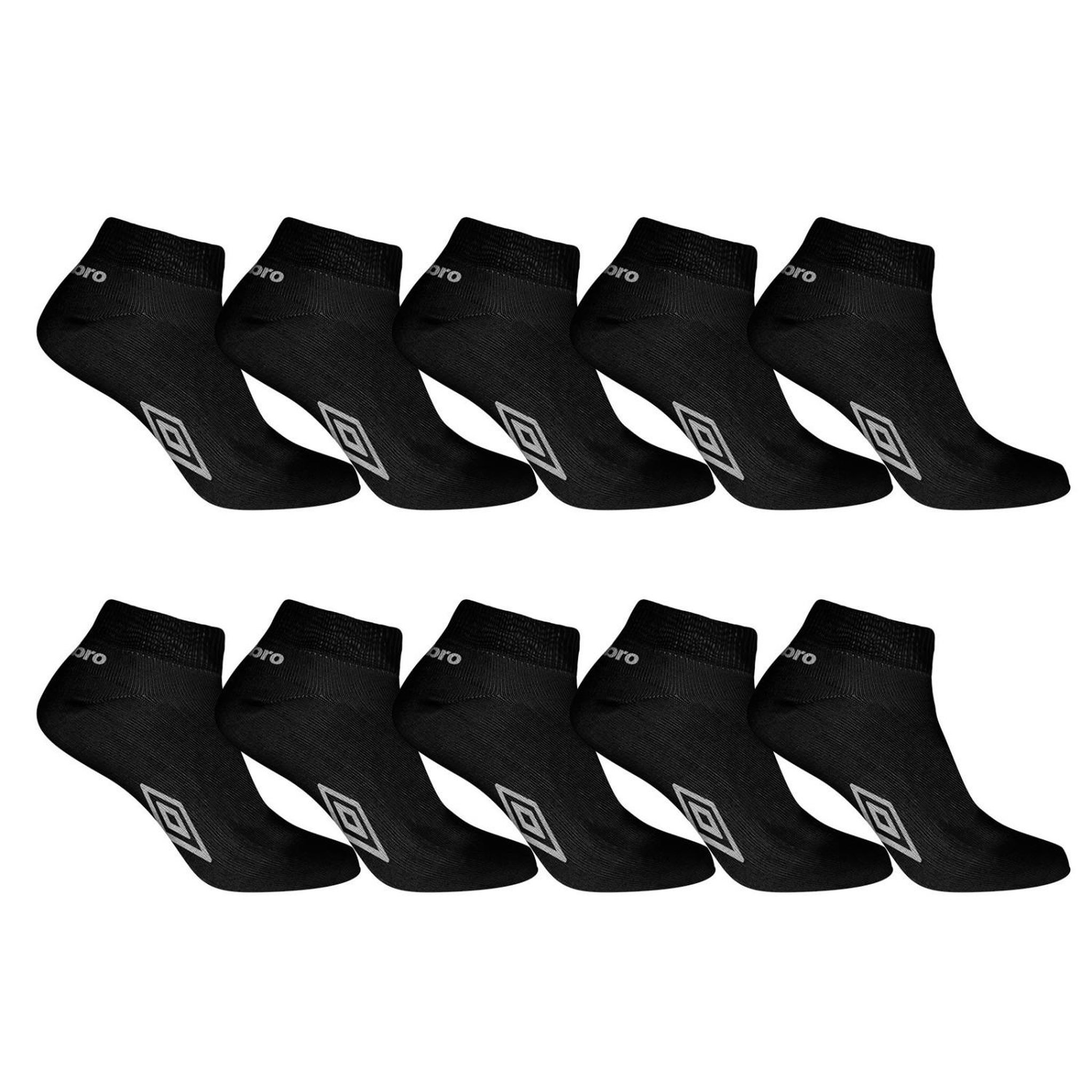 Voir la diapositive 1 : UMBRO Lot de 10 paires de chaussettes quarter homme