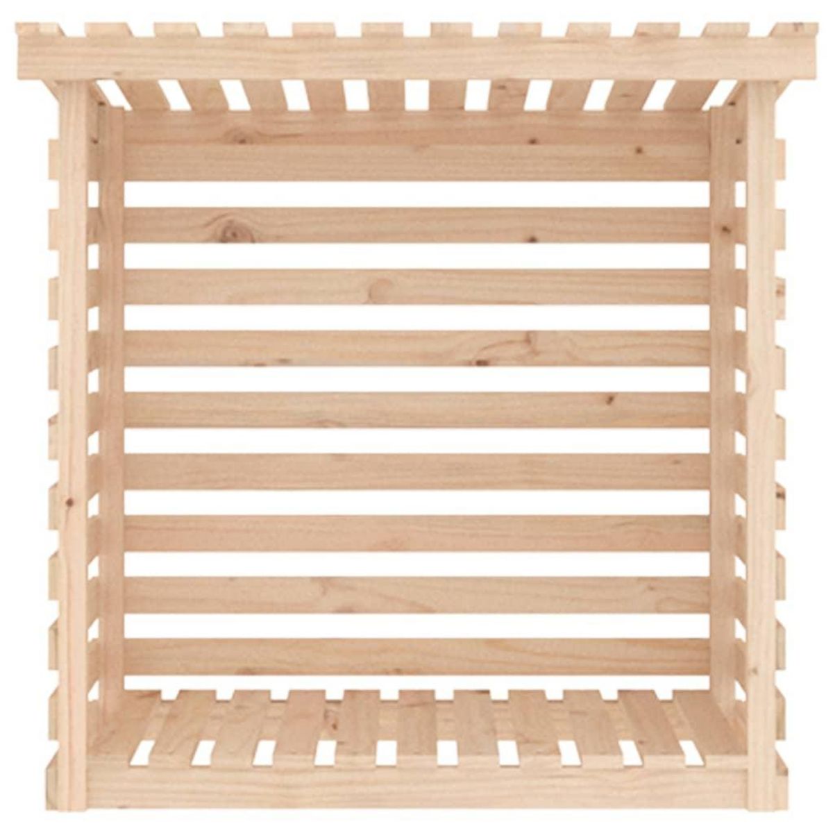 VIDAXL Support pour bois de chauffage 108x73x108 cm Bois de pin