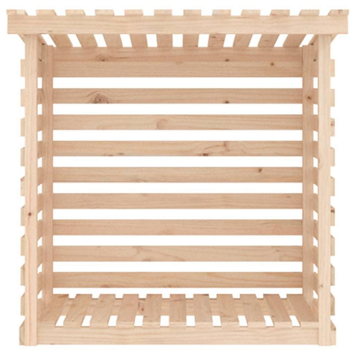 VIDAXL Support pour bois de chauffage 108x73x108 cm Bois de pin