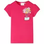 VIDAXL T-shirt pour enfants rose vif 92